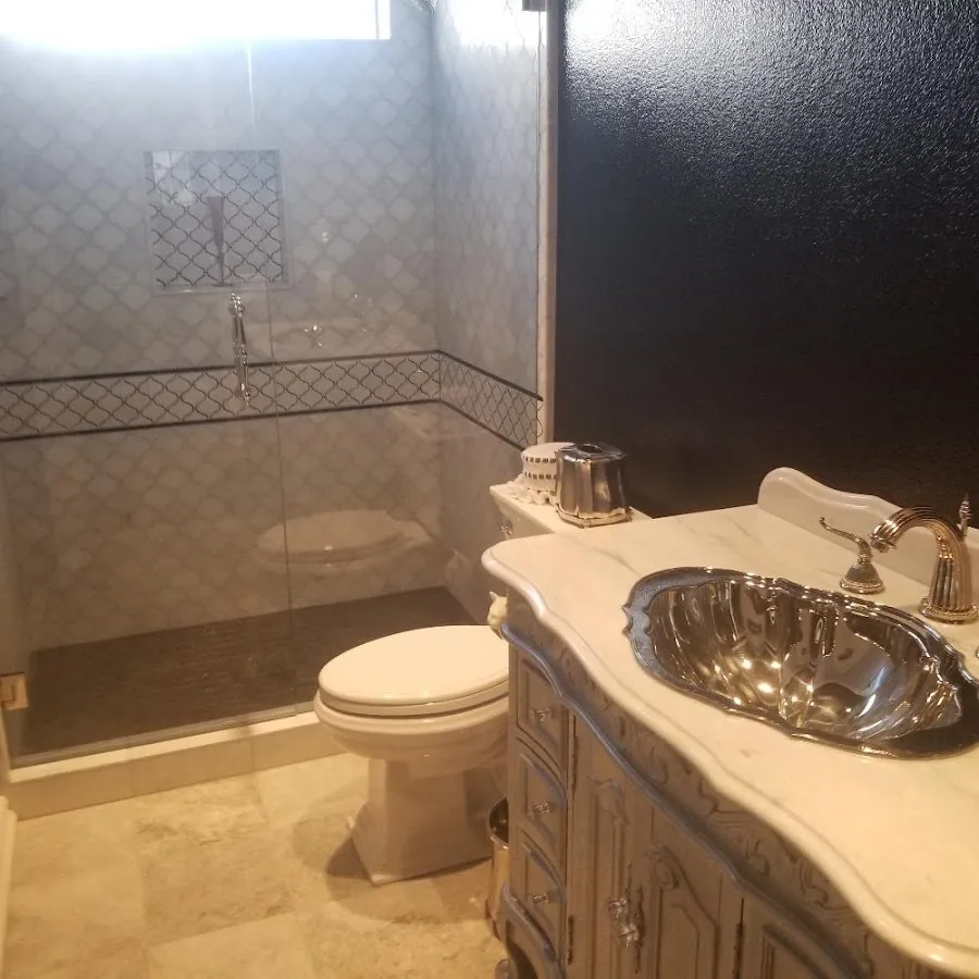 Professional plumbing work and bathroom remodeling in Crockett